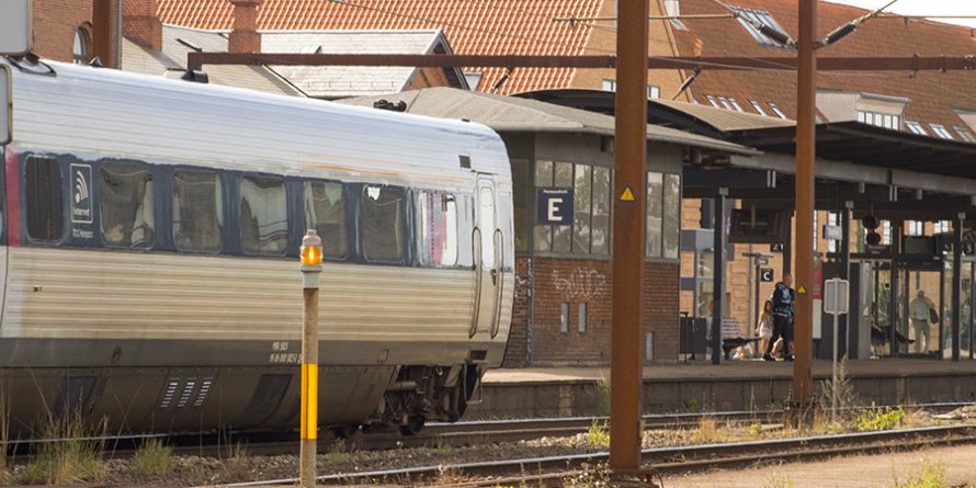 To på banegården i Slagelse