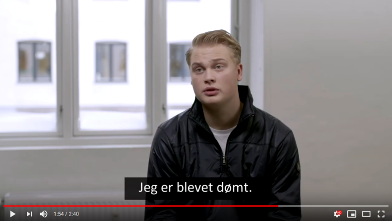 Foto: Skærmbillede fra YouTube / Digitale Krænkelser Koster